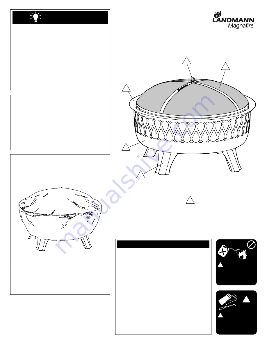 Landmann Magnafire 25994 Assembly And Use Instructions Download Page 6