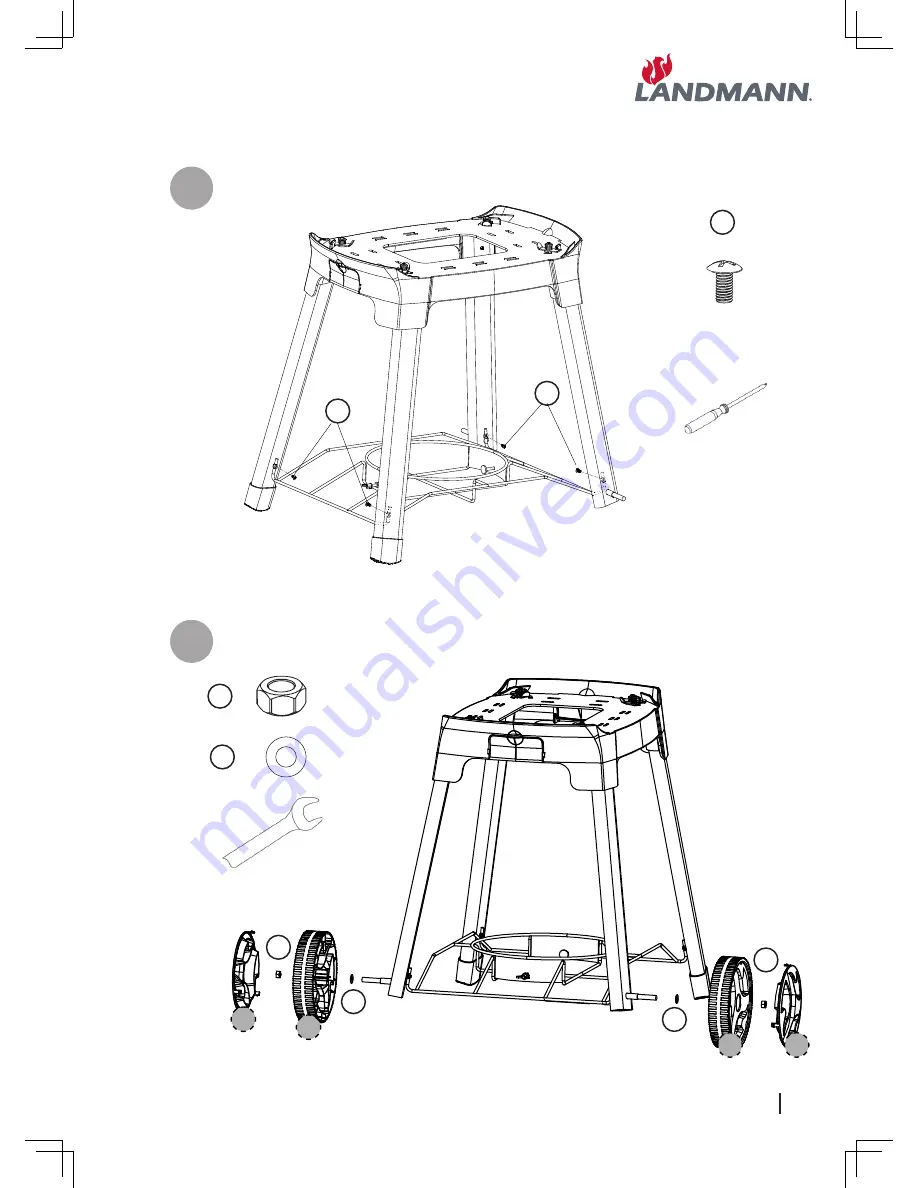 Landmann Pantera Cart 42266 Скачать руководство пользователя страница 5