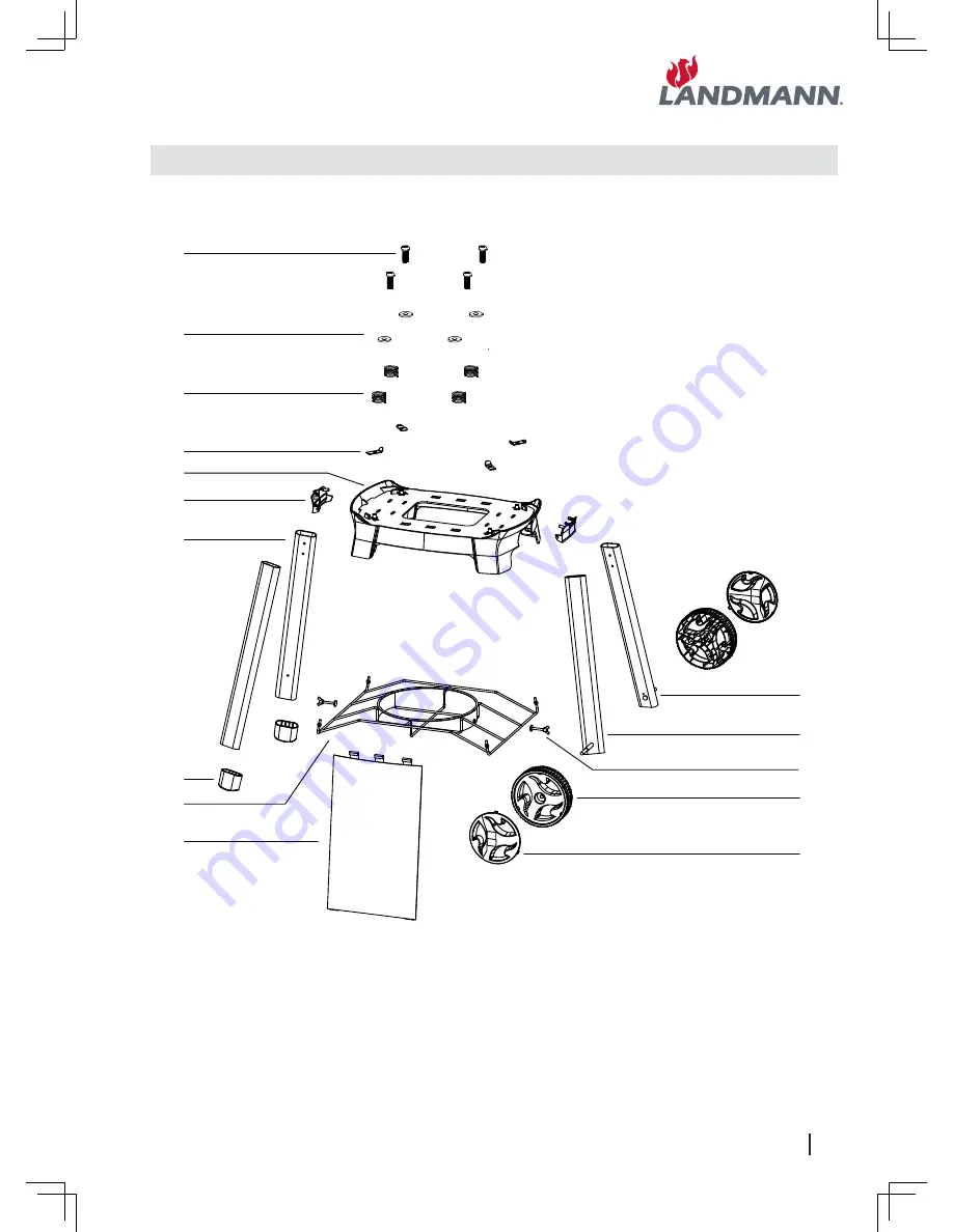 Landmann Pantera Cart 42266 Assembly Instruction Manual Download Page 9