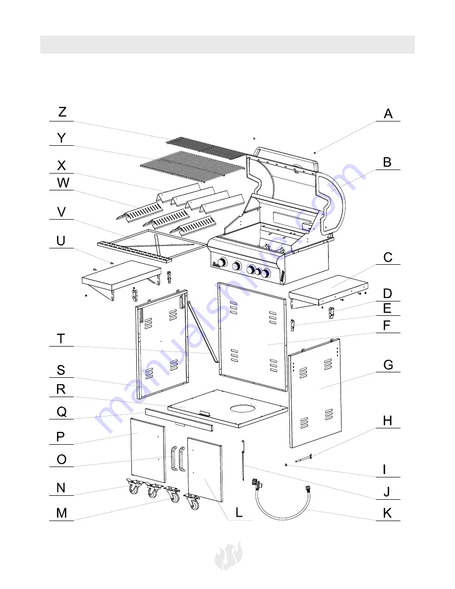 Landmann PROFESSIONAL 43110 Assembly, Care And Use Instructions Download Page 8