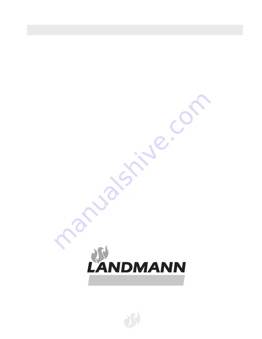 Landmann PROFESSIONAL Ardor Assembly, Care And Use Instructions Download Page 52