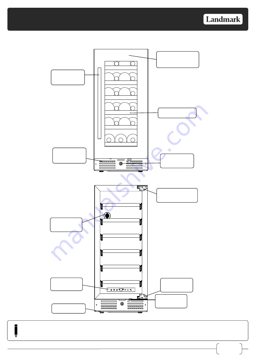 Landmark L3015UI1B-LH Owner'S Manual Download Page 21