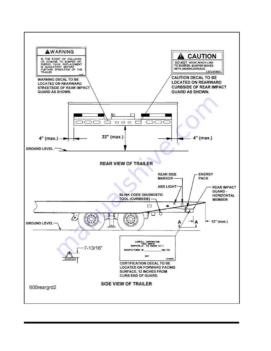 Landoll 600B Series Operator'S Manual Download Page 38