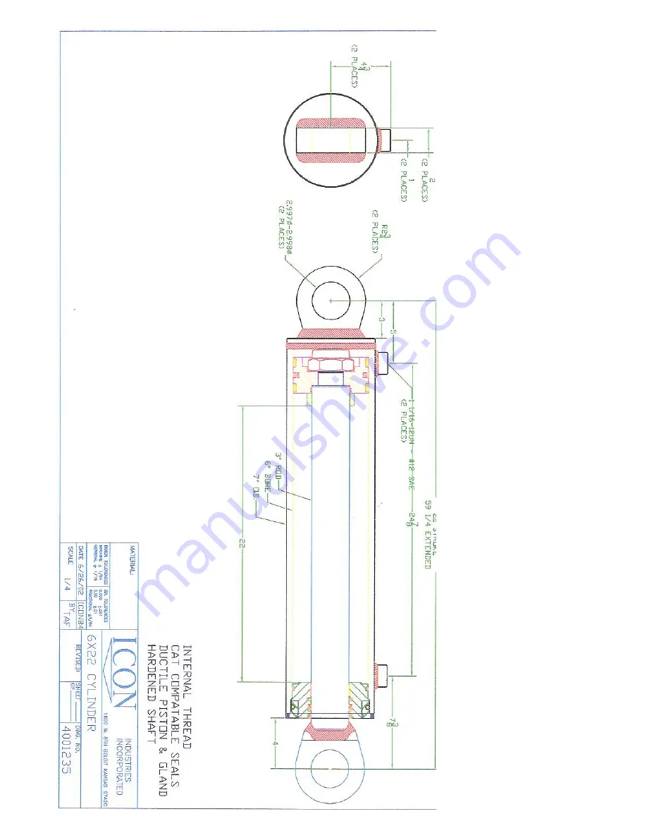 Landoll ICON 819 Service And Parts Manual Download Page 55