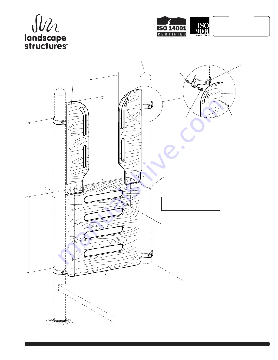 landscape structures PlayBooster  Pod Climber 156916 Скачать руководство пользователя страница 71