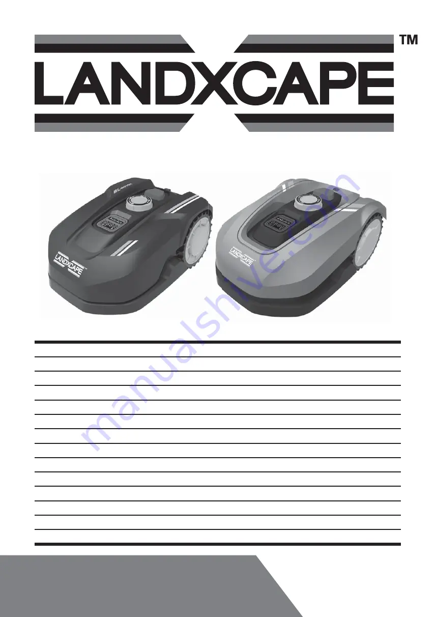 Landxcape LX790 Скачать руководство пользователя страница 1