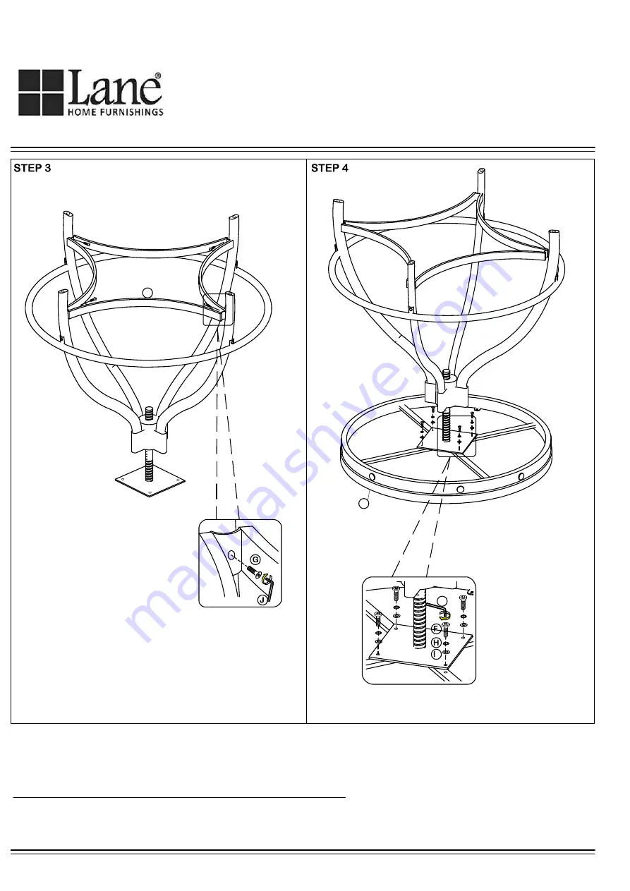 Lane 5305-55 Assembly Instructions Download Page 2