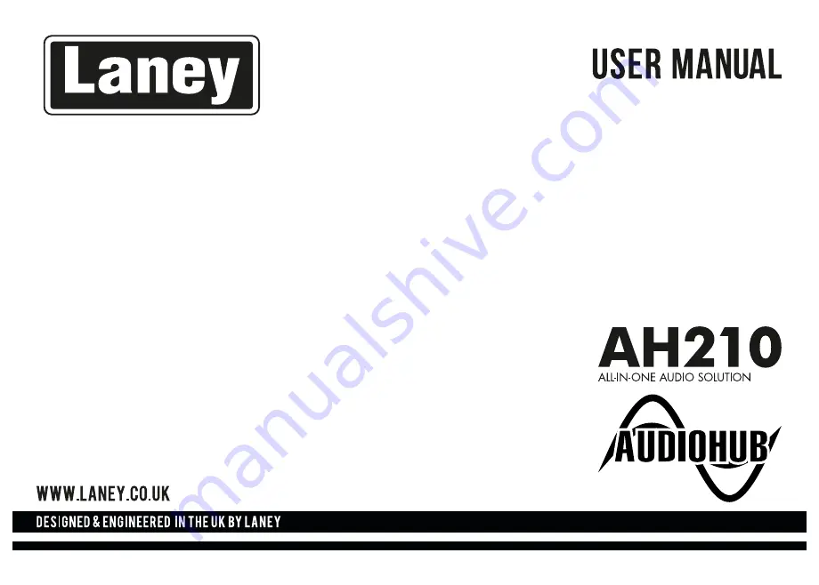 Laney AudioHub AH210 User Manual Download Page 1