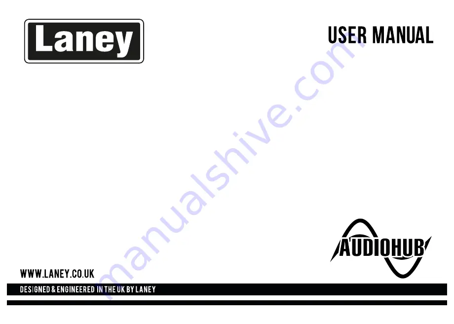 Laney Audiohub Venue Series User Manual Download Page 1