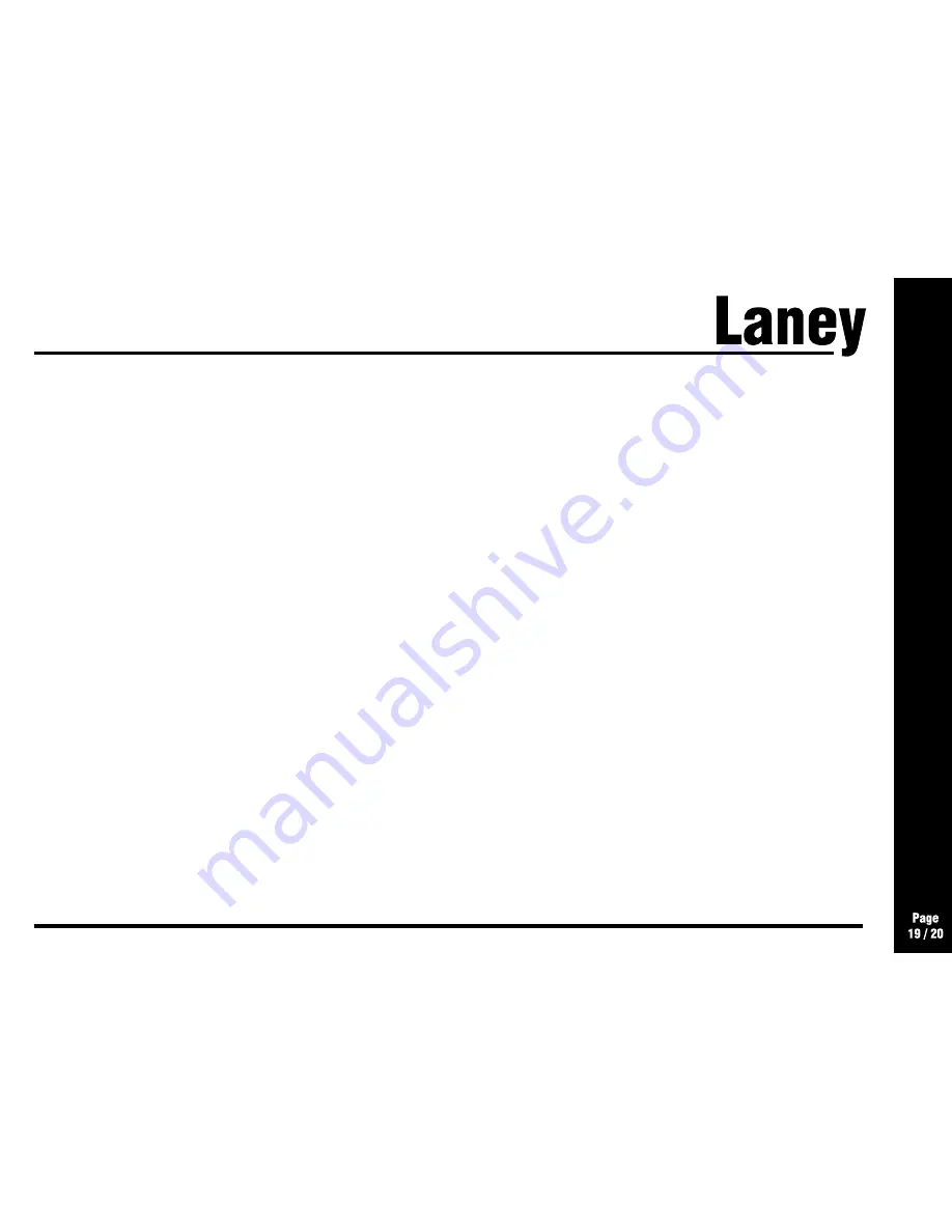 Laney LC15-110 Operating Instructions Manual Download Page 19