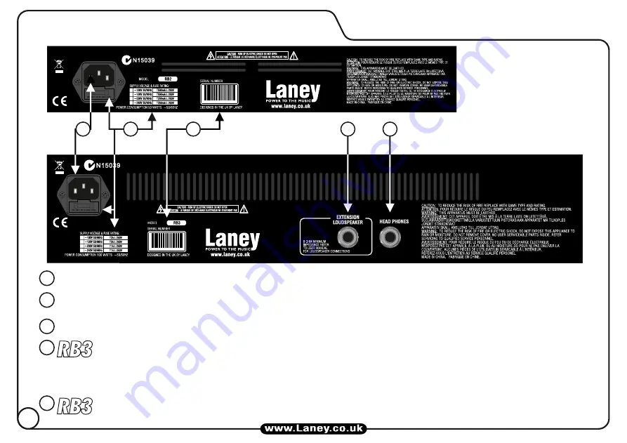 Laney Richter Bass RB3 Manual Download Page 12