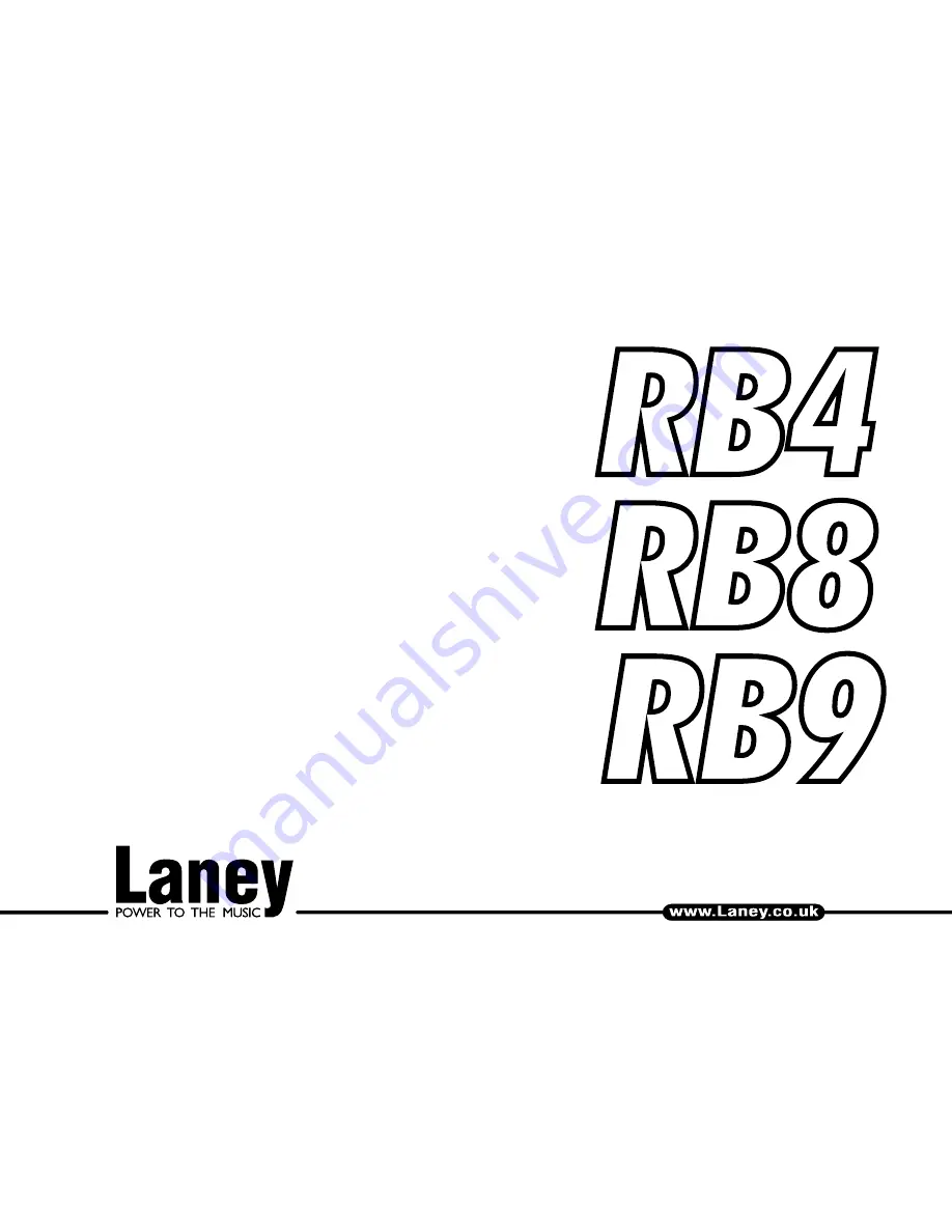 Laney Richter Bass RB4 Скачать руководство пользователя страница 1