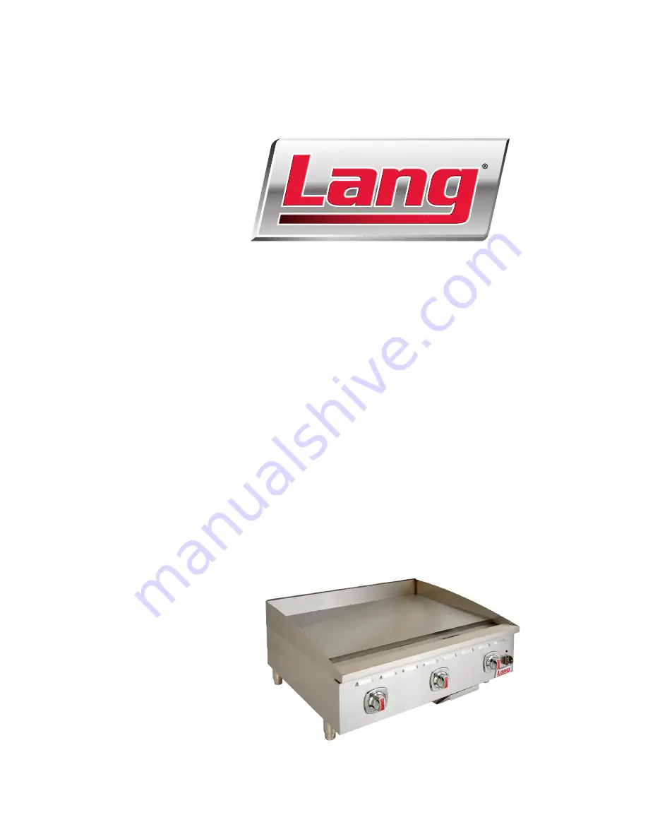 Lang 424S Owner'S Manual Download Page 1