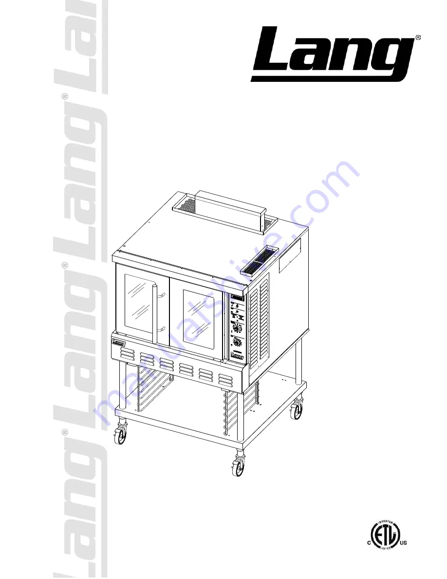 Lang GCOD-AP Installation And Operation Instructions Manual Download Page 1