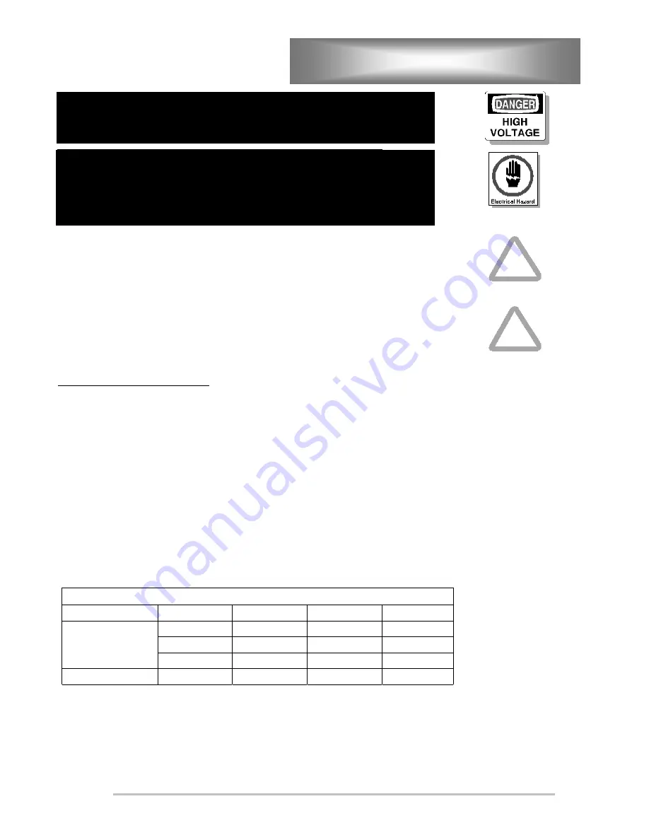 Lang PANE BELLA PB-24-6 Installation & Operation Manual Download Page 9