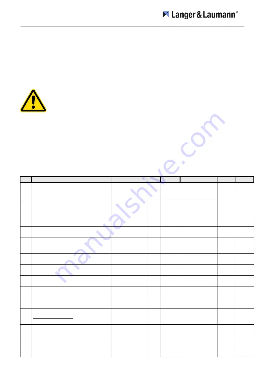 Langer & Laumann TSG V4 Installation And Operating Instructions Manual Download Page 35