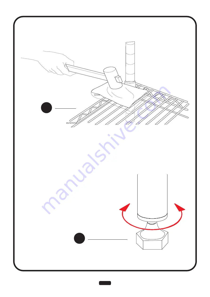 Langria 3-TIER WIRE BAKER'S RACK Скачать руководство пользователя страница 6