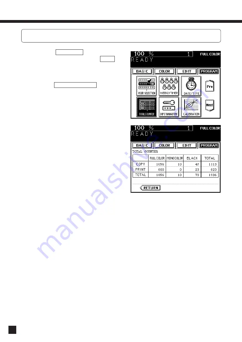 Lanier 5722 Operator'S Manual Download Page 113