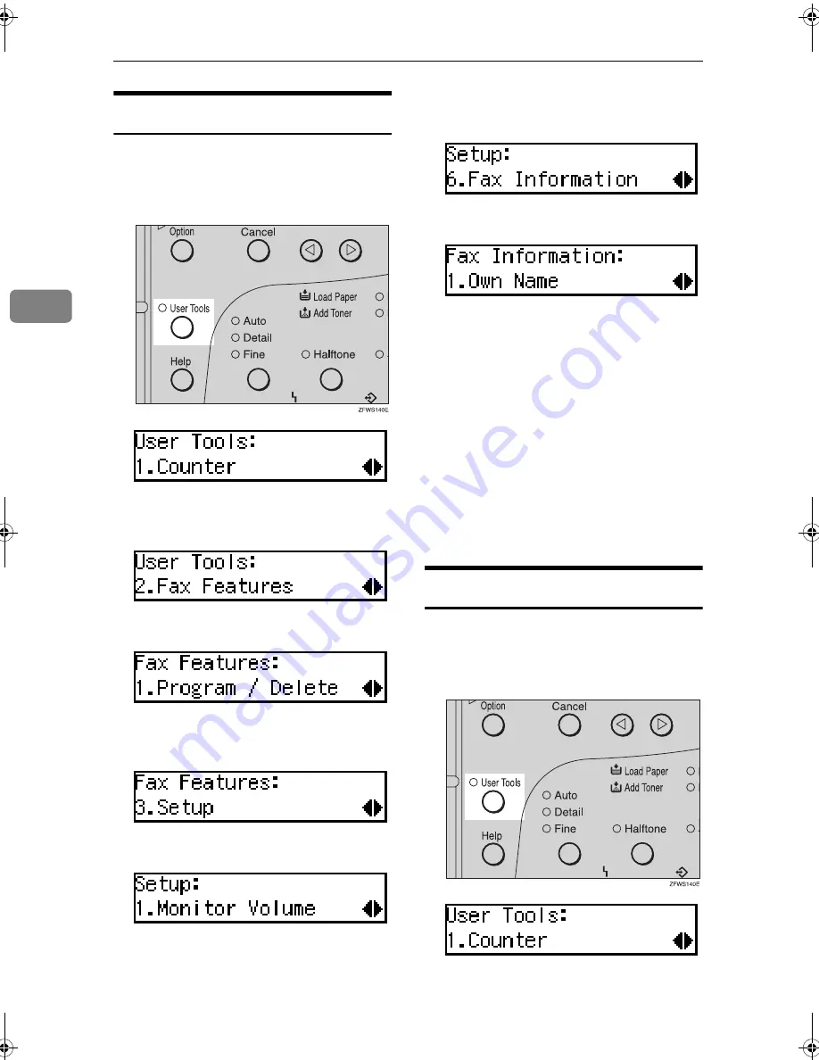 Lanier FAX 3320L Operating Instructions Manual Download Page 52