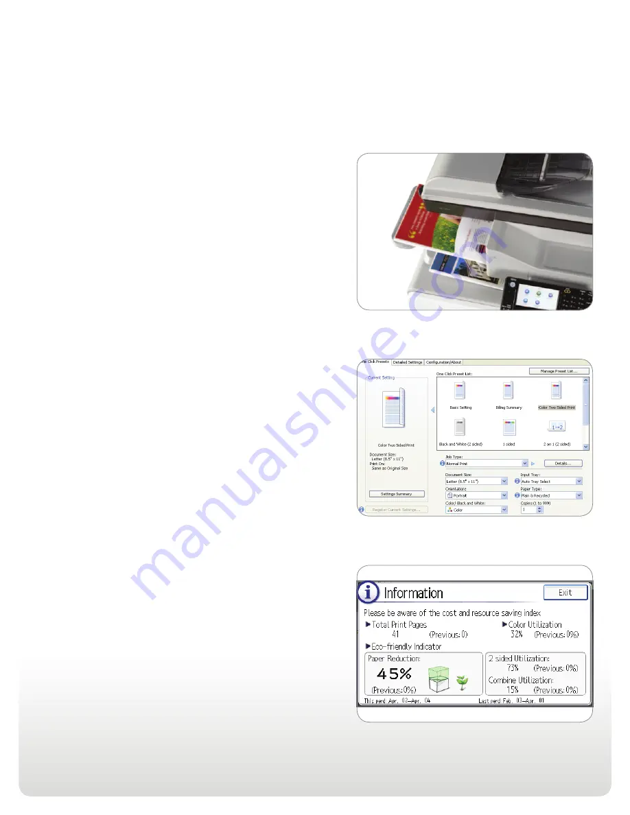 Lanier MP C305 Quick Manual Download Page 3