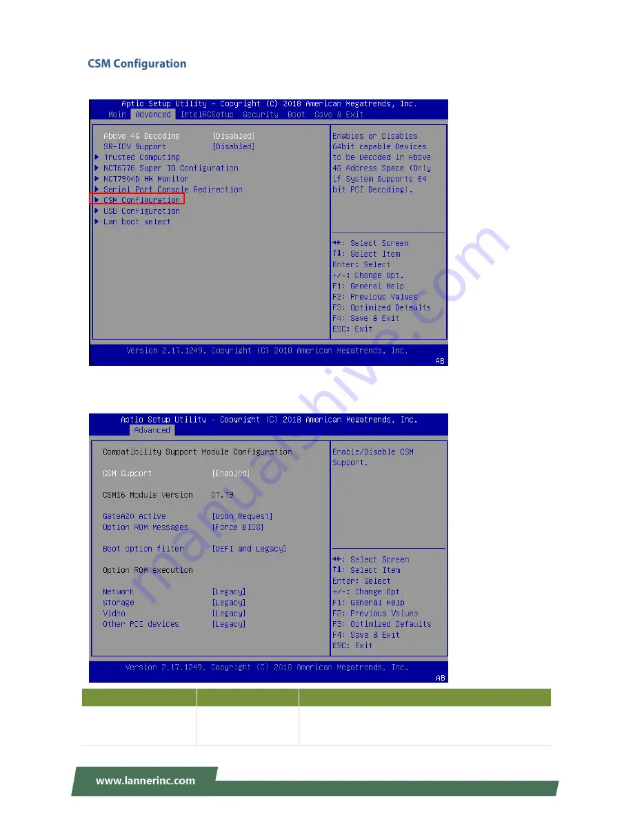 Lanner FW-8894 User Manual Download Page 57