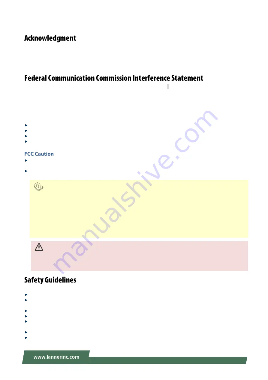 Lanner IIOT-I300 User Manual Download Page 4