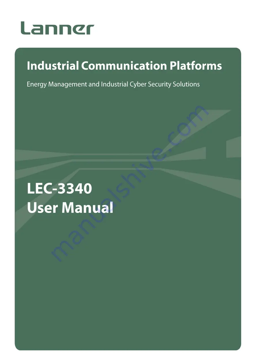 Lanner LEC-3340 Скачать руководство пользователя страница 1