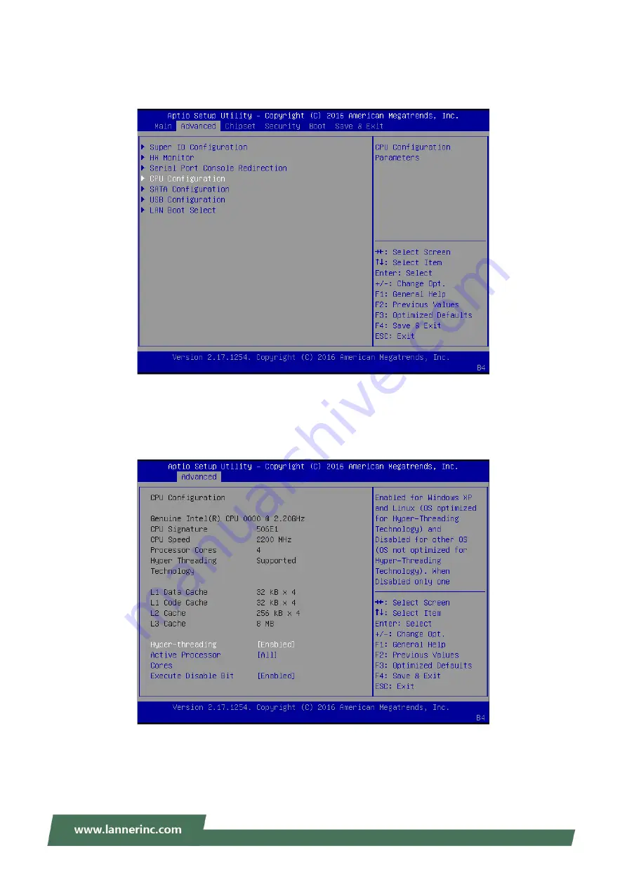 Lanner NCA-5210 User Manual Download Page 60