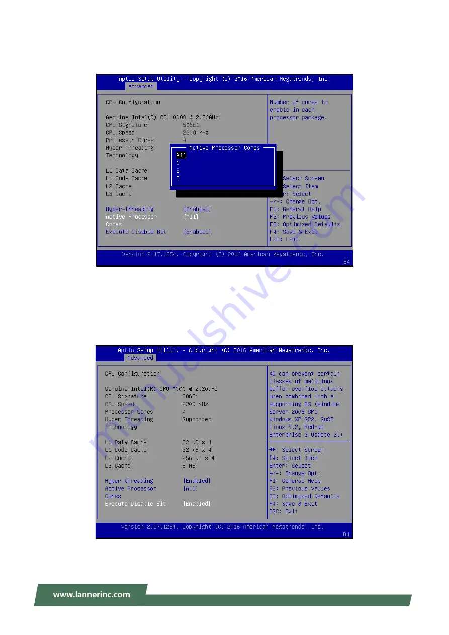 Lanner NCA-5210 User Manual Download Page 62