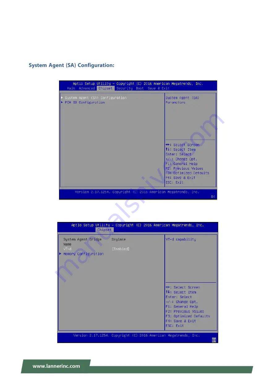 Lanner NCA-5210 User Manual Download Page 70