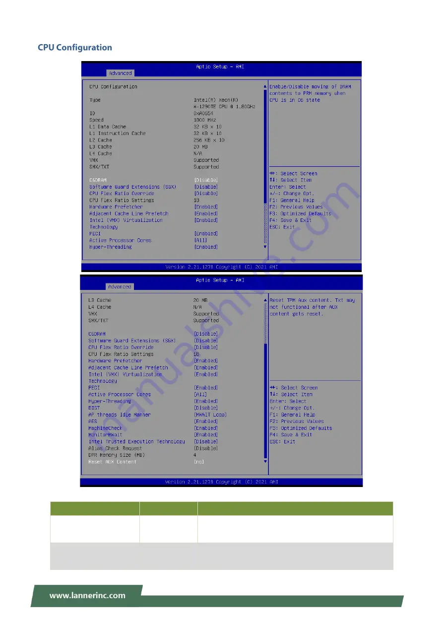 Lanner NCA-5230 User Manual Download Page 39