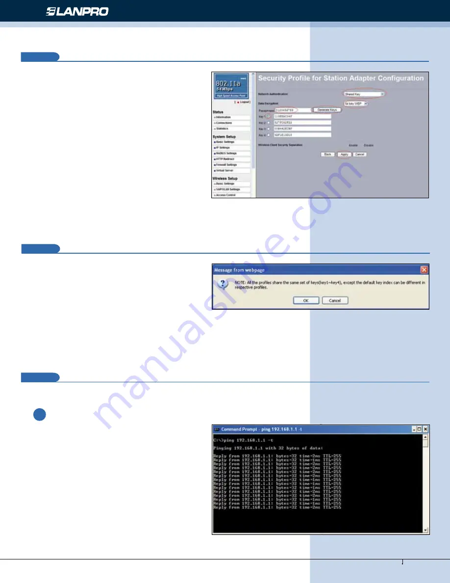 Lanpro LP-289ai Configuration Manual Download Page 6