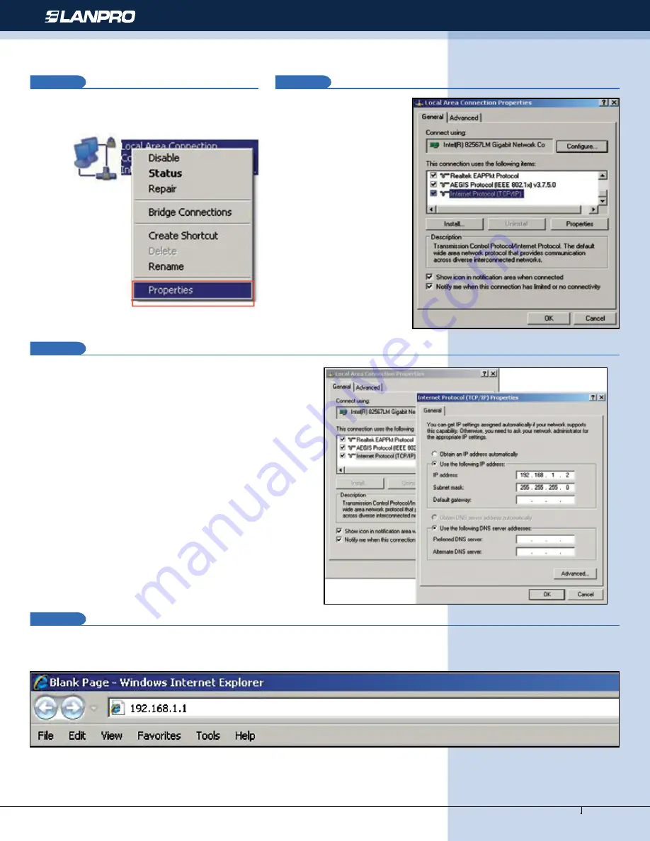 Lanpro LP-C290N Manual Download Page 4