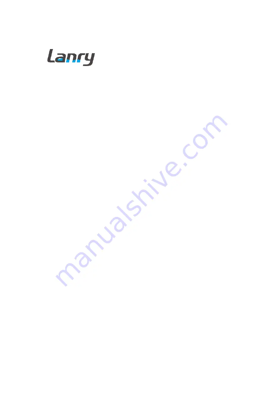 lanry TF1100-EC Operation & Maintenance Manual Download Page 1