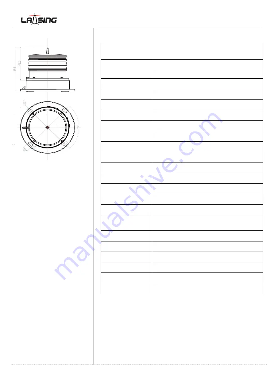 LANSING LIGHTING TY10D Скачать руководство пользователя страница 2