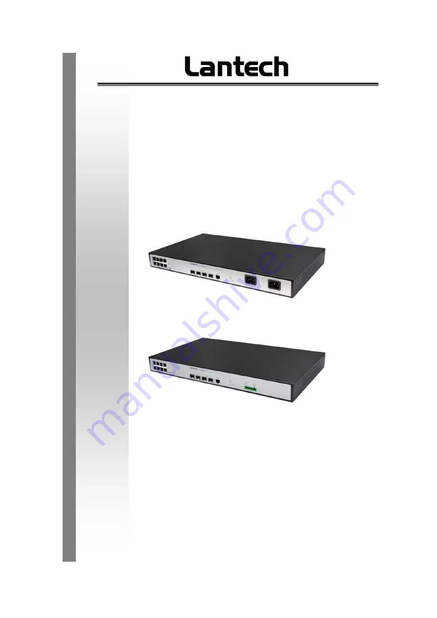 Lantech IGS-L5408MGSFPR-AC User Manual Download Page 1