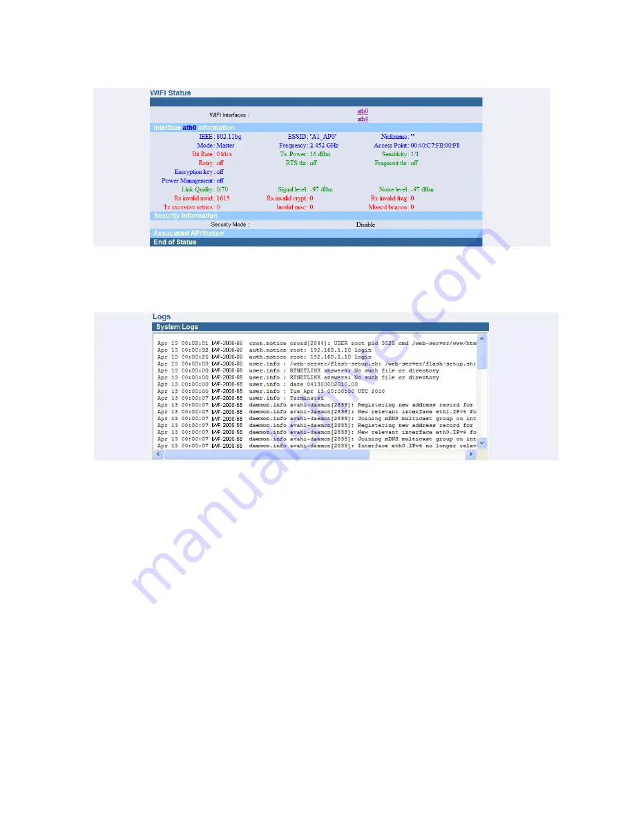 Lantech IWP-2000-68 User Manual Download Page 187