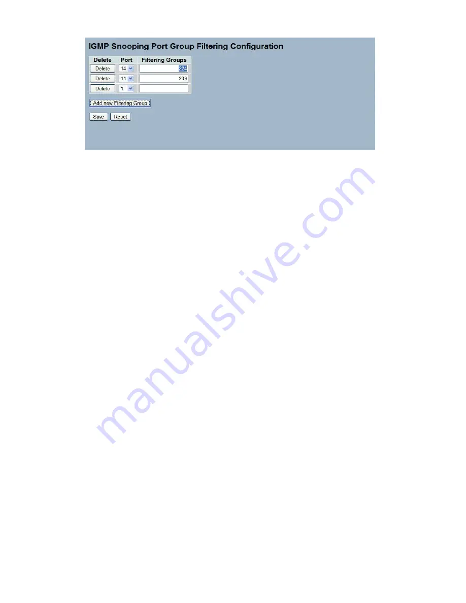 Lantech LGS-2624C User Manual Download Page 94