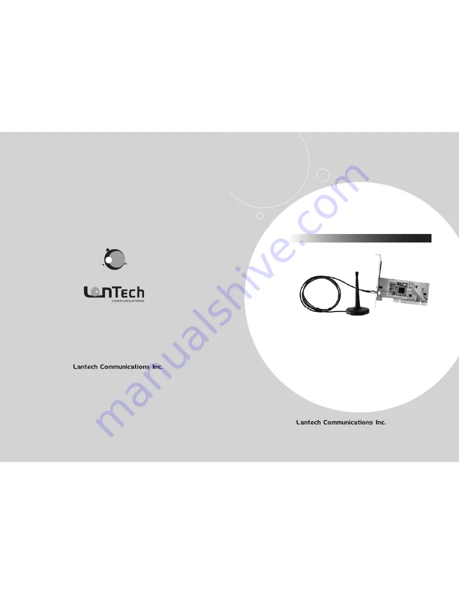 Lantech WL108G-PCI Скачать руководство пользователя страница 14