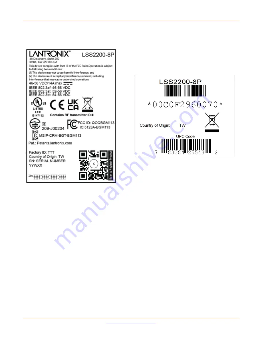 Lantronix LSS2200-8P Install Manual Download Page 43