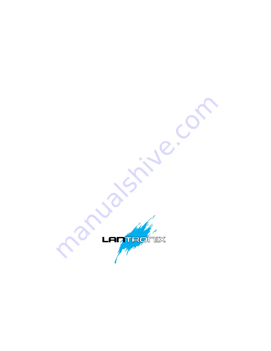 Lantronix LSW2F16 Installation Manual Download Page 1