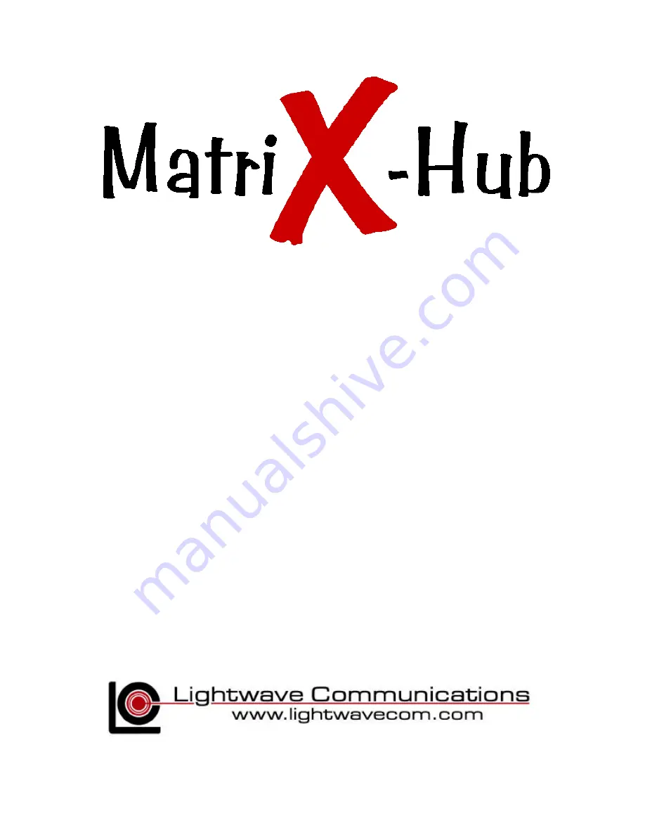 Lantronix MatriX-Hub Series 1000 User Manual Download Page 1