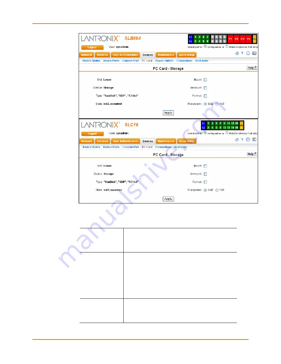 Lantronix SLB088411-01 User Manual Download Page 115