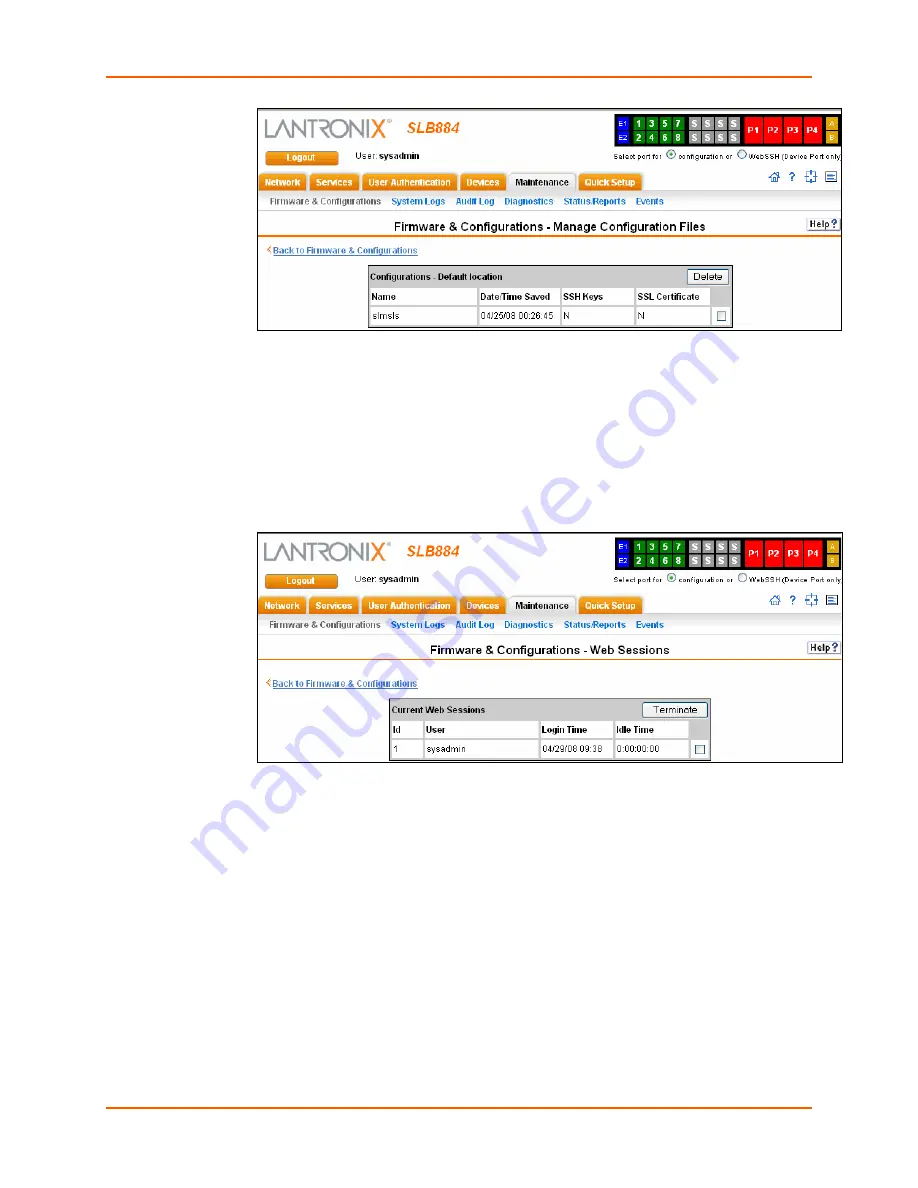 Lantronix SLB088411-01 User Manual Download Page 184