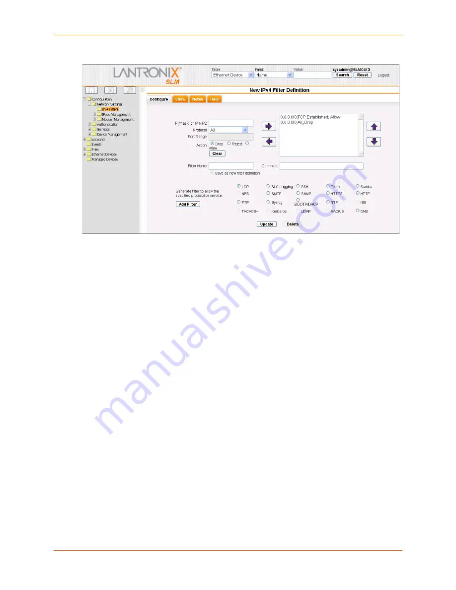 Lantronix SLM User Manual Download Page 73