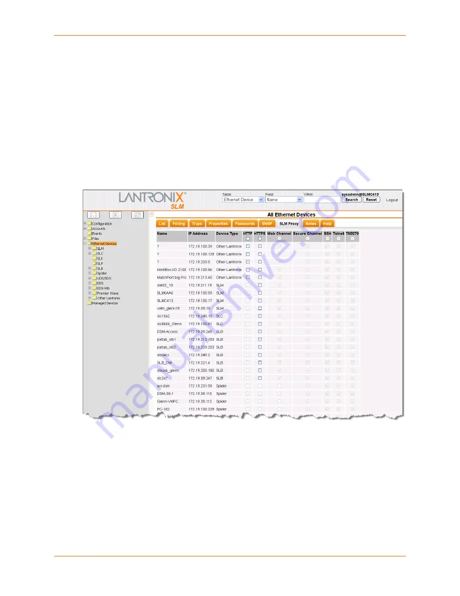 Lantronix SLM Скачать руководство пользователя страница 170