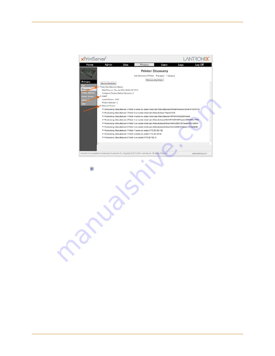 Lantronix xPrintServer User Manual Download Page 39