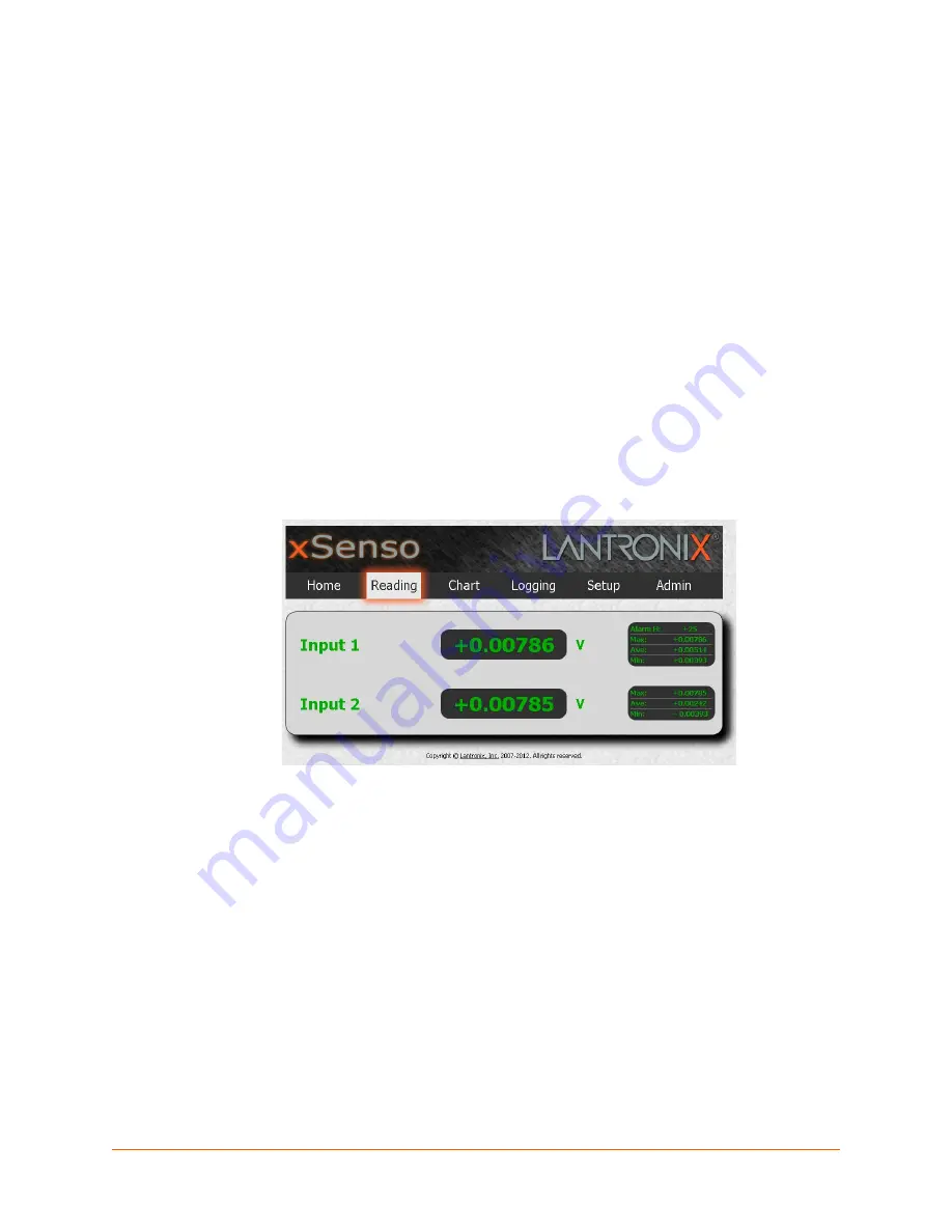 Lantronix xSenso 2100 User Manual Download Page 39