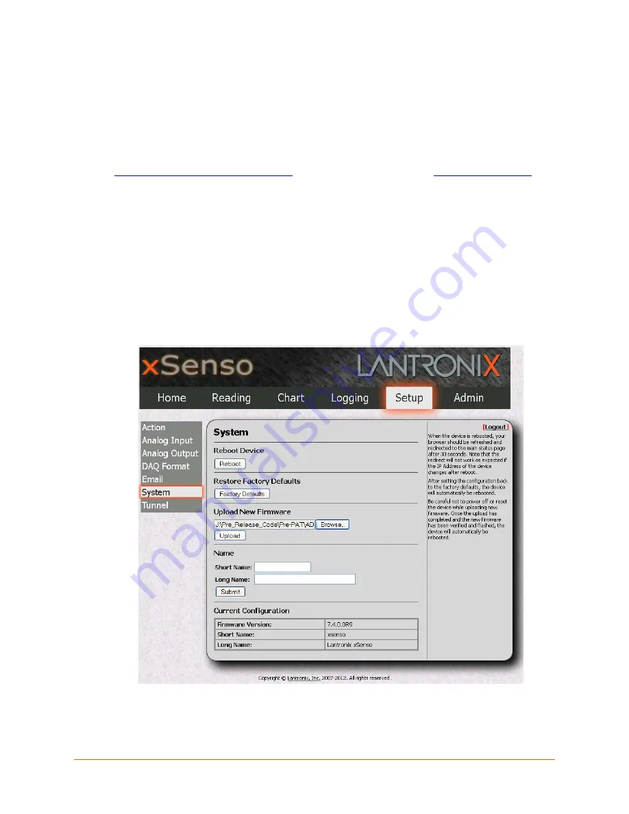 Lantronix xSenso 2100 User Manual Download Page 80