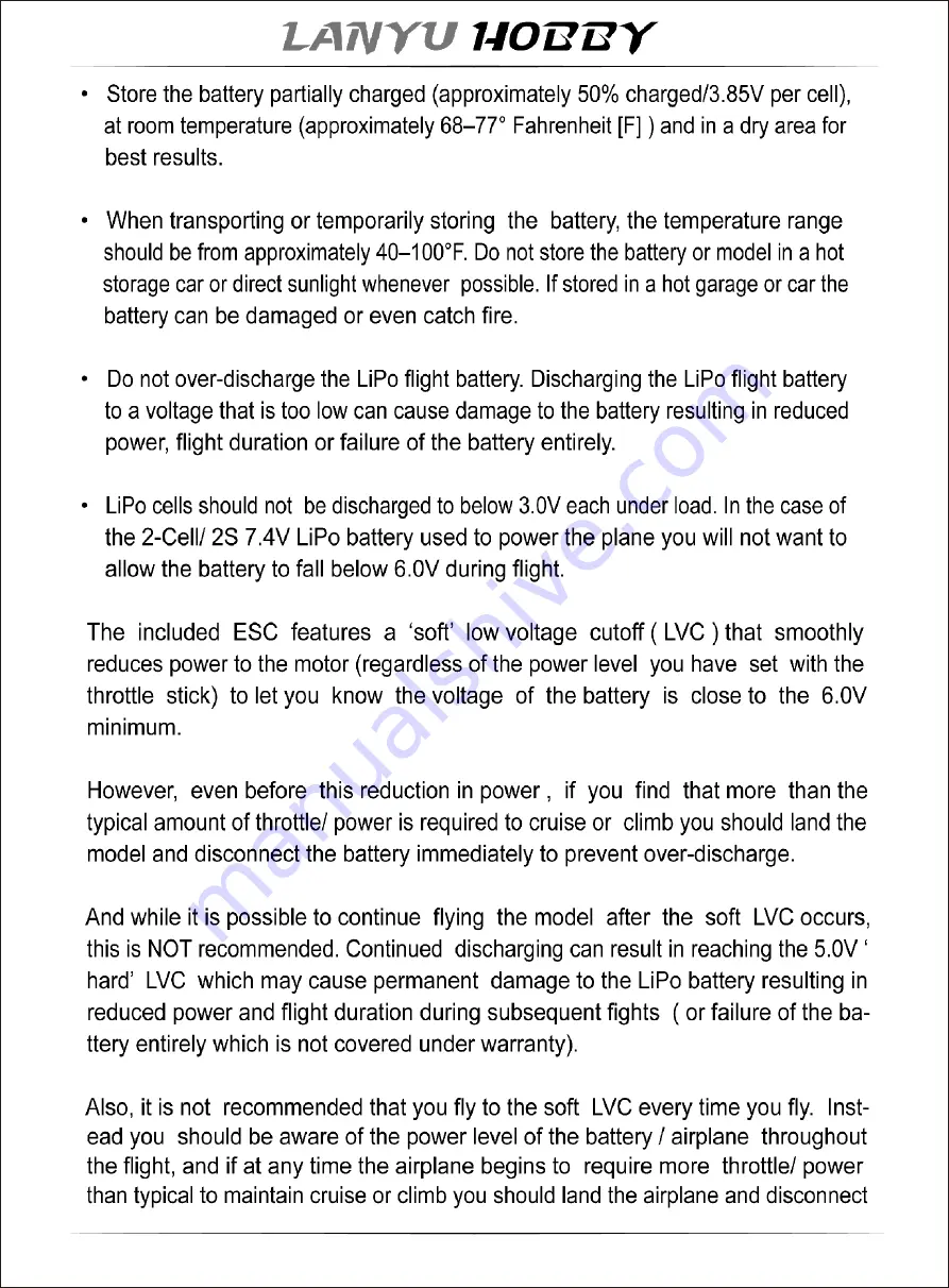 Lanyu Hobby Decathlon TW-747-5 Manual Download Page 12